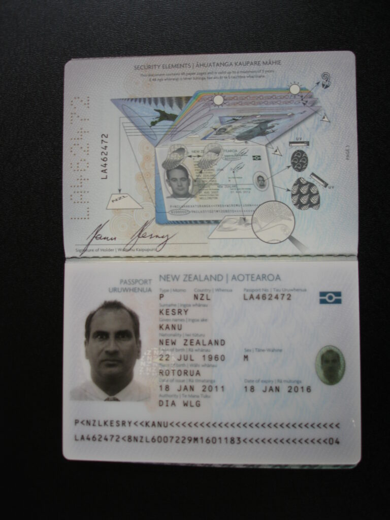kanu kesry passport