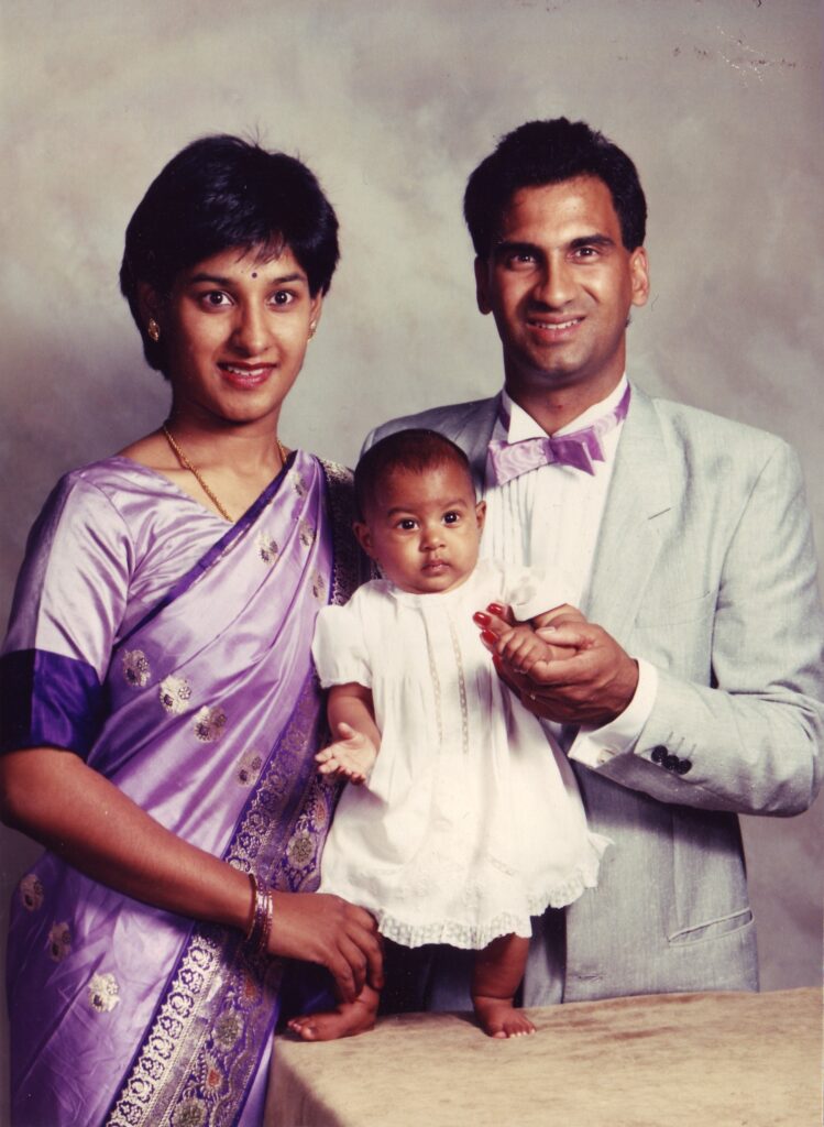 kanu puspa & joshna as a baby