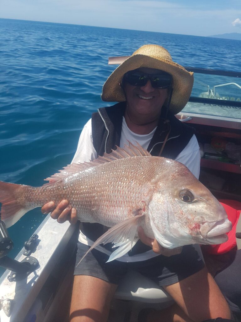 snapper caught on kanji boat jan 2018 12lbs 60cm